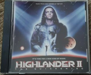 Highlander Ii The Quickening Cd Soundtrack - Rare & Oop - Stewart Copeland Etc