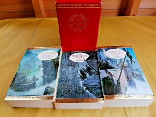 J.  R.  R.  Tolkien - The Lord Of The Rings - 3 Book Box Set - Rare Centenary Edition