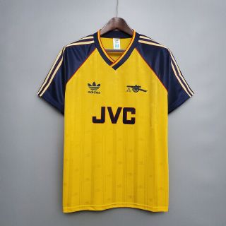 Arsenal 1988/1989 Retro Vintage Away Jersey Very Rare Size Xl