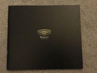 Bentley 2000 Brochure Rare