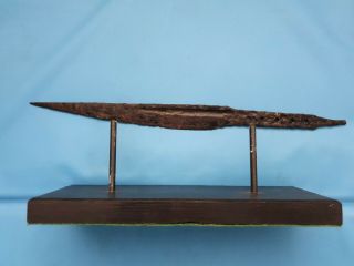 Viking Iron Seax With Long Fuller 37cm,  9th - 10th Century Ad Rare