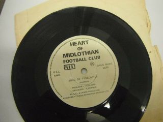 Rare Hearts Football Club Song Of Tynecastle Marchin Thru Gorgie 7 Vinyl Rela440