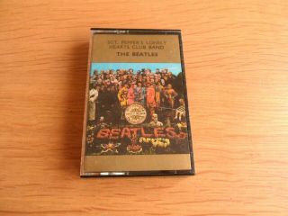 Rare 1967 The Beatles Cassette Tape – Sgt.  Peppers Lonely Hearts Club Band Vgc