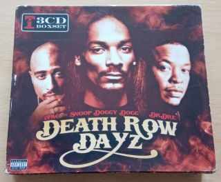 Rare Death Row Dayz - 2 Pac,  Snoop Dog,  Dr Dre 3 Cd Boxset