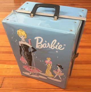 Vtg Mattel 1962 Barbie Ponytail Carrying Case