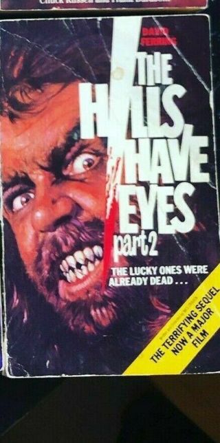 The Hills Have Eyes Part 2 Rare Movie Film Tie In Wes Craven Paperback