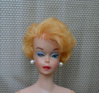 Vintage Bubble Cut Barbie Doll Blonde 1960s