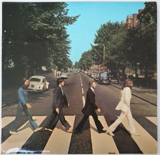 The Beatles " Abbey Road " Rare 1969 1st Apple No 