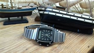 Mens Vintage Rare Seiko Diver Chronograph Watch