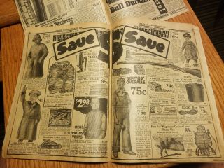 Rare - 2 For 1 Price,  Vintage Sears Roebuck & Co,  Catalogs,  1921 & 1922,  Outhouse.