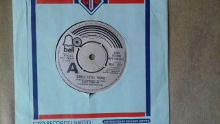 Jack Charlton Rare 7 " Vinyl Single Simple Little Things Leeds Ireland Newcastle