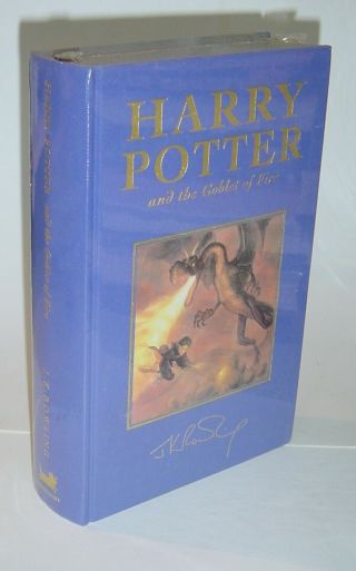 J K Rowling - Harry Potter & The Goblet Of Fire - Uk 1st Deluxe - Rare