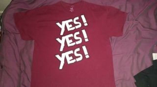 Wwe Daniel Bryan " Yes Yes Yes T - Shirt 2012 Xl Rare
