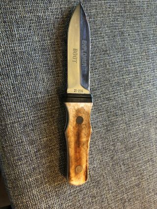Vtg Explorer Boot Knife 21 - 296 Rare Find Made By Tak Fukuta