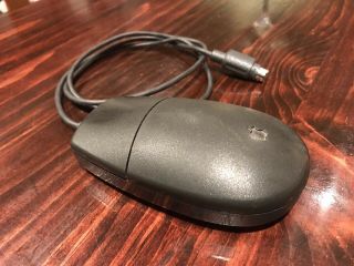 Rare Black Apple Desktop Bus Mouse Ii - For Macintosh Tv