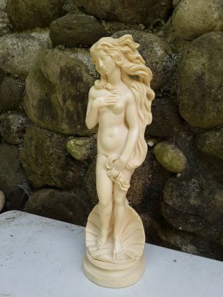 Vintage Birth Of Venus Statue Sculpture A.  Santini Made In Italy