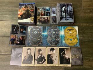 Harry Potter And The Deathly Hallows Parts 1 And 2 Ultimate Edition Blu Ray Rare
