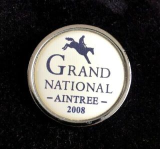 Rare 2008 Grand National Badge Aintree Pin Badge
