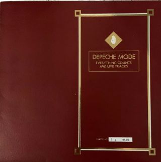 Depeche Mode Everything Counts And Live Tracks 12 " Vinyl Rare Limited Ed.  J826