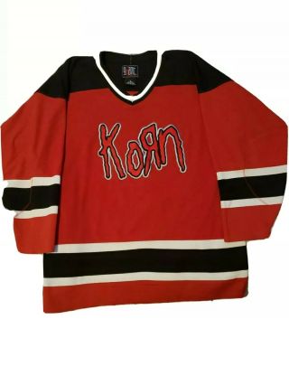 Rare Korn Hockey Jersey From The Follow The Leader Tour 1999.