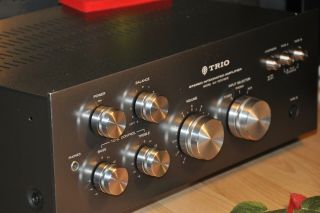 Trio / Kenwood _ Ka - 1500 Mk 2,  Phono_ Serviced_ Rare Black Amplifier_ See Photos