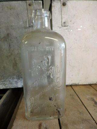 Antique Rochester Germicide 1888 Embalming Fluid Glass Bottle,  (va)