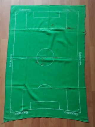 Subbuteo Five A Side Green Baize Playing Pitch Cloth Rare Football Accessories 6