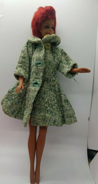 Vintage 1966 Black African American Barbie Mattel Bendable Legs Japan Doll