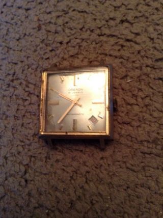 Vintage Oberon Square Faced Watch (ultra Rare)