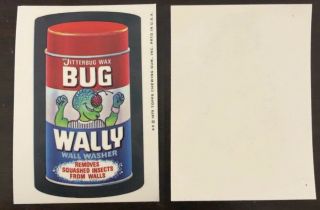 1975 Topps Wacky Packages 13th Series Test White Back Bug Wally Rare
