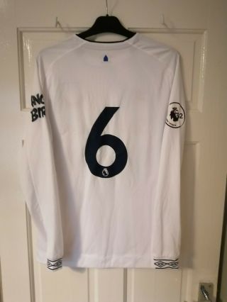 Rare Everton U - 23 Player Match Worn Shirt Vgc Size Medium Men 