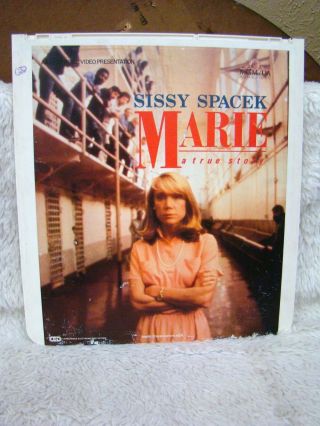 Rare Ced Videodisc Sissy Spacek Marie: A True Story (1985),  Mgm/ua Home Video