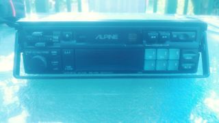Alpine 7292 S Vintage Am/fm Car Cassette Player Deck Rare As - Is