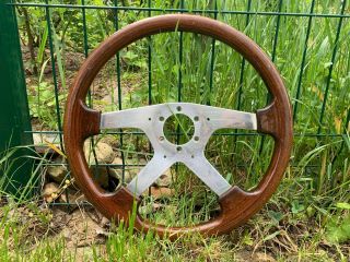 Rare Momo Wood Steering Wheel Bmw Mercedes Toyota Mazda Honda Audi Vw Lenkrad