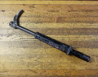 Antique Tools Nail Puller Extractor Vintage Red Bull Woodworking Carpentry ☆usa