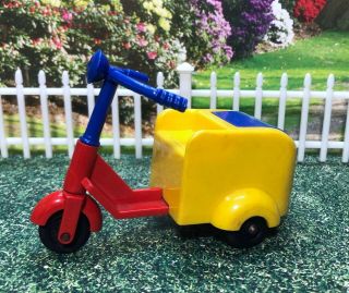 Rare Ideal Scooter Toy Vintage Dollhouse Furniture Accessory Renwal Miniature