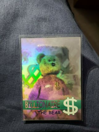Ty Beanie Babies Trading Card Series 2 Blue Billionaire 0880/6667 Rare Bear