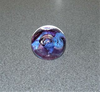 Caithness Glass Vintage Paperweight Scotland - Moon Crystal Rare