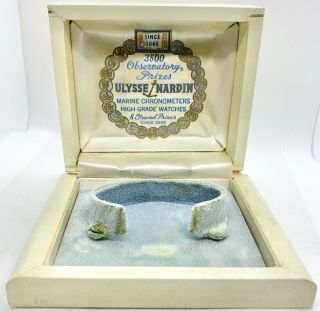Rare Vintage 50s Ulysse Nardin Watch Box