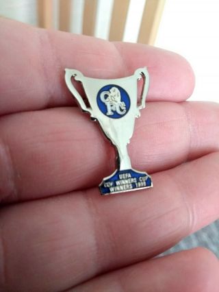 Chelsea Badge European Cup Winners Cup Winners 1998 Rare Badge