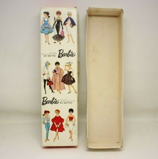 Vintage Mattell Barbie Stock No.  850 Brunette Bubble Cut Box Only
