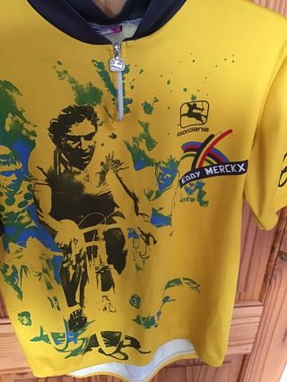 Eddy Merckx Cycling Jersey _ Very Rare Giordana Made In Italy 2