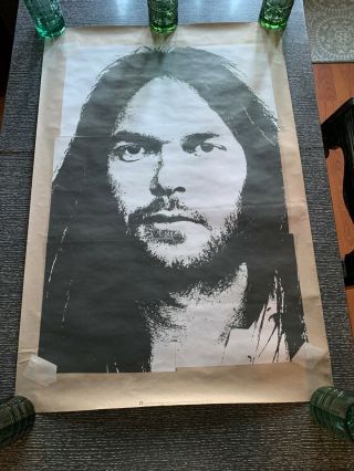 Very Rare Neil Young Pearl Jam 1995 Vintage Promo Poster -
