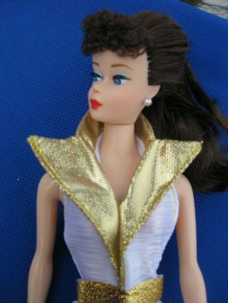 1978 - 79 Vintage Barbie Designer Originals 1957 Golden Accent Pantsuit - Minty 3