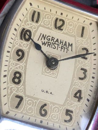Ingraham Wrist - Fit Rare Antique Or Vintage Watch Old And