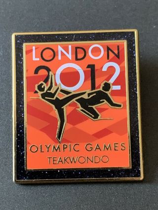 Ultra Rare London 2012 Olympics Error Pin Badge Taekwondo Spelling Mistake