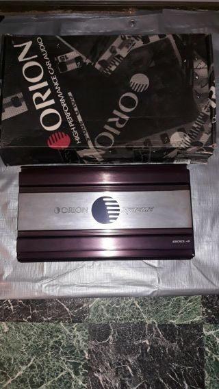 Orion Xtreme 800.  4 Competition Amp X - Over Old School Vintage Rare 6 Channel