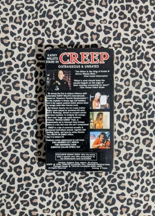 Creep (1995) / Twisted Illusions / Rare Cult Horror SOV Gore VHS / Tim Ritter 2