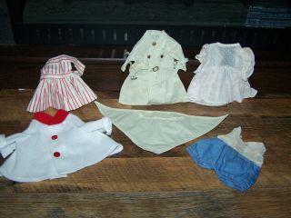 Vintage 6 Clothes Will Fit Ideal Mattel 12 " /15/ Inch Shirley Temple Dolls