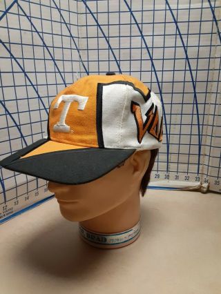 Vintage Ncaa Jagged Tennessee Volunteers Volz Tow Snap Back Hat Cap Rare